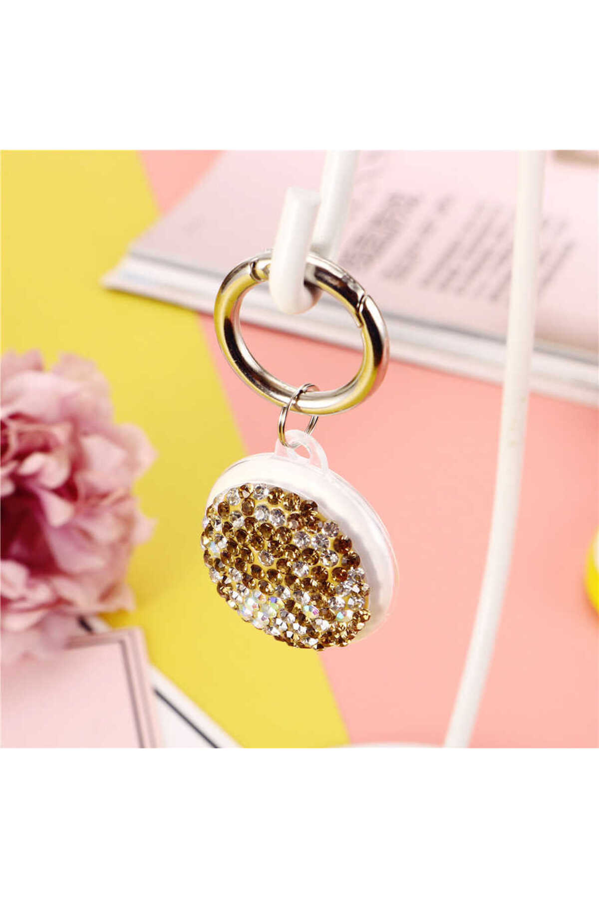 ATA Airtag 03 Uyumlu Silikon Anahtarlık-Siyah