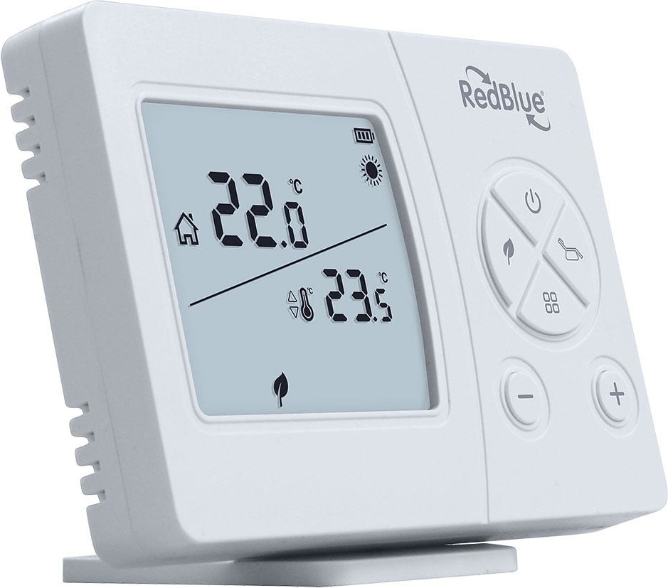 Kablosuz Dijital Oda Termostatı Büyük LCD Ekran 433 MHz Hassas Ölçüm Ekonomi Konfor Modu