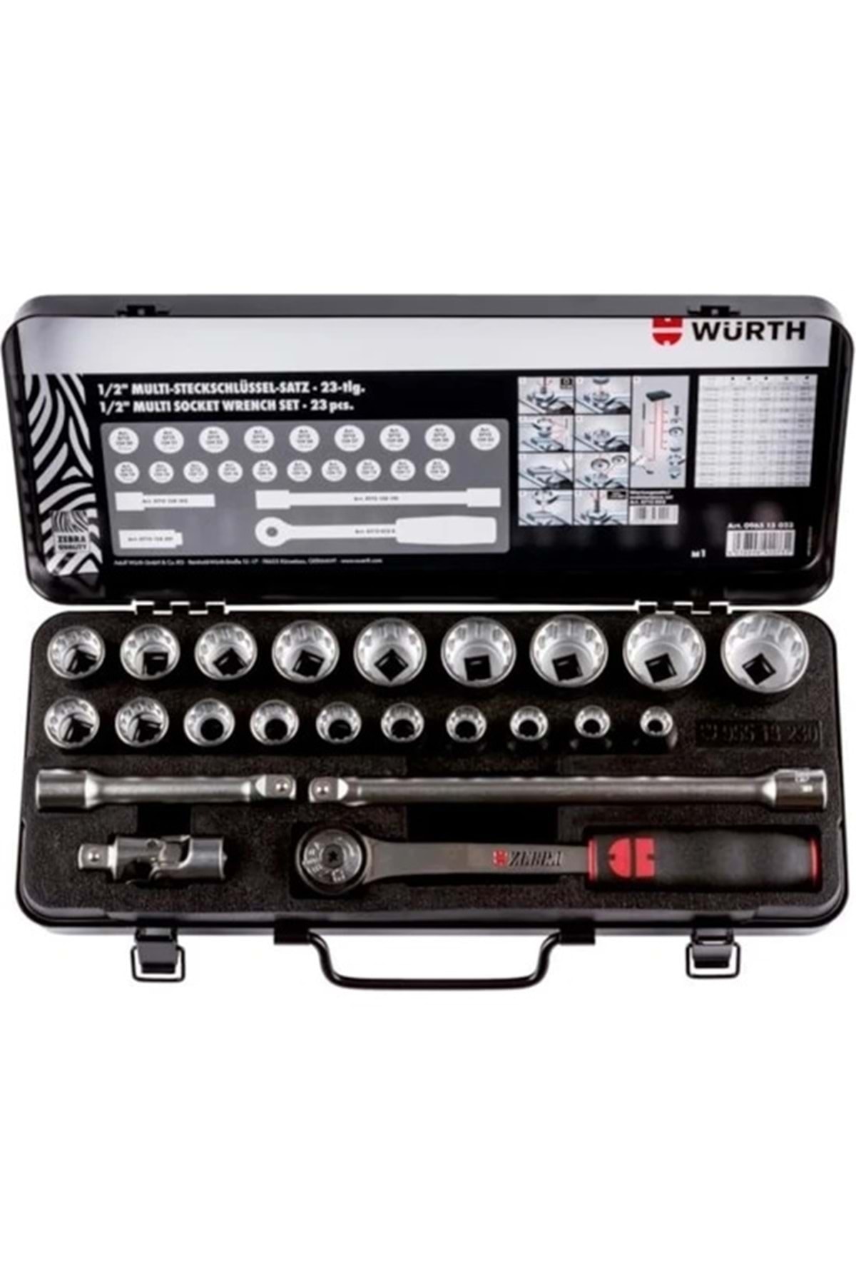 Multı Lokma Seti 1/2ı-10-32mm-23parça