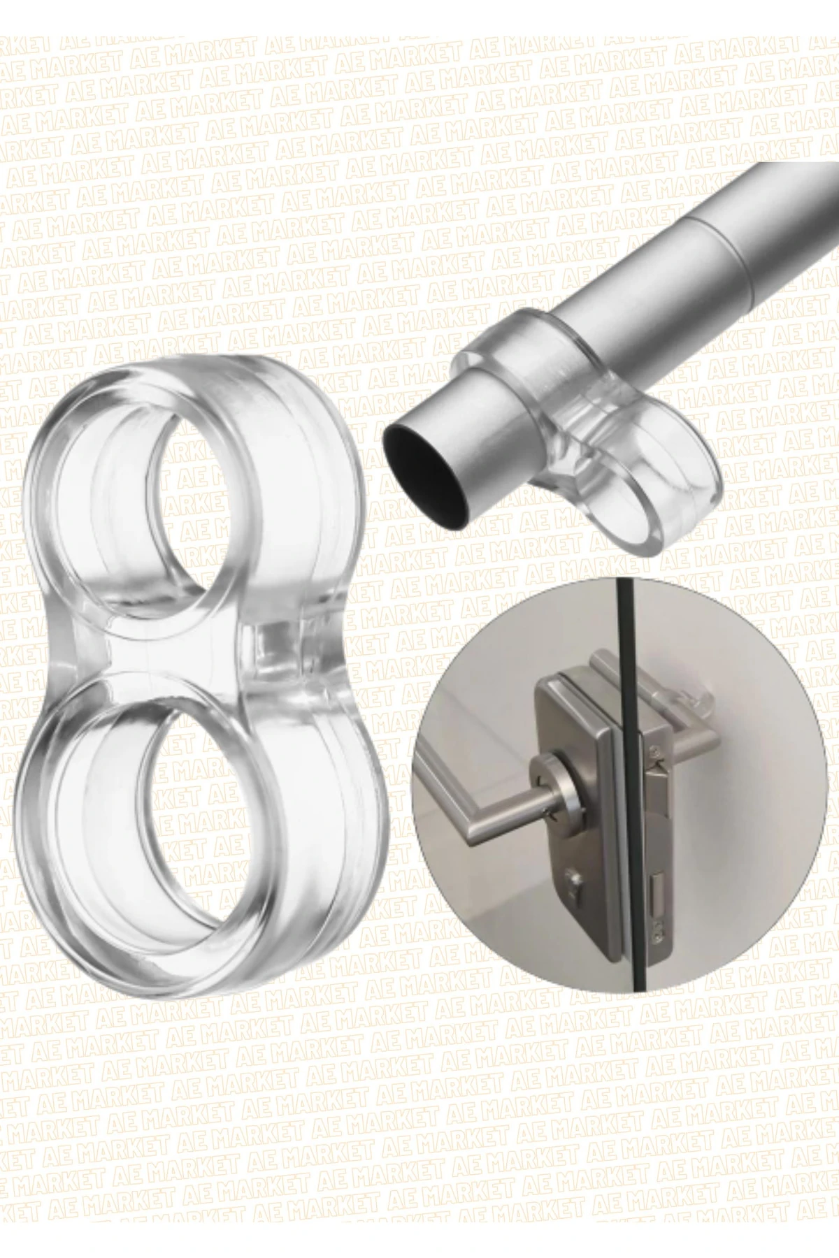 Şeffaf Silikon Kapı Pencere Kolu Stoperi Kapı Pencere Tamponu Duvar Koruyucu Kapı Pencere Durdurucu