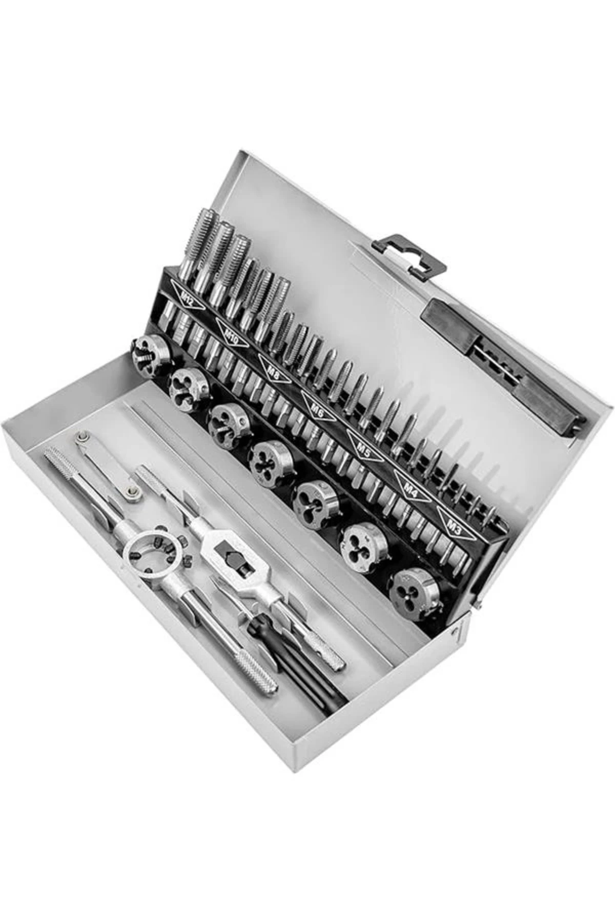 M 53250 Kılavuz Pafta Seti, 32 Parça, DIN/ISO Standartlarına Uygun