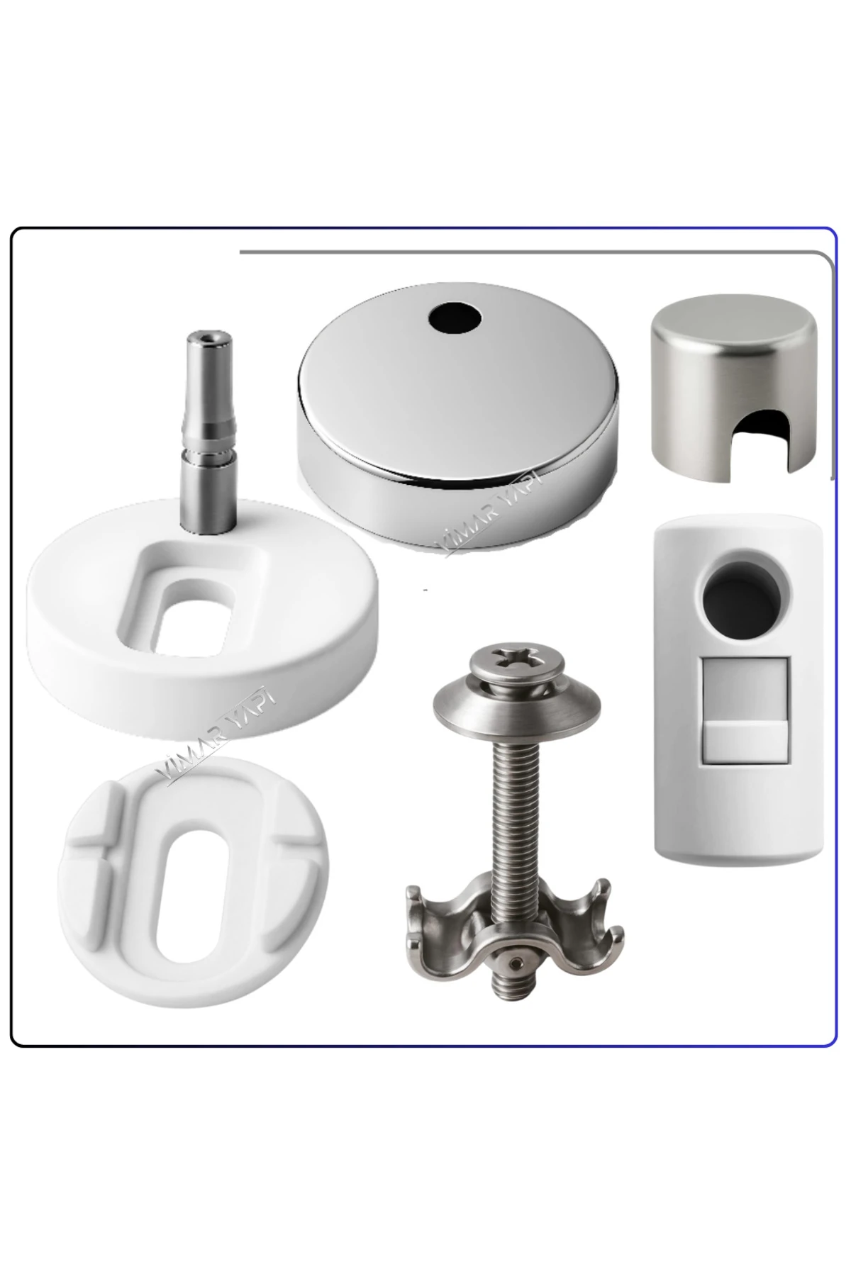 316045YP1TE Yavaş Kapanır Klozet Kapağı Menteşe Seti