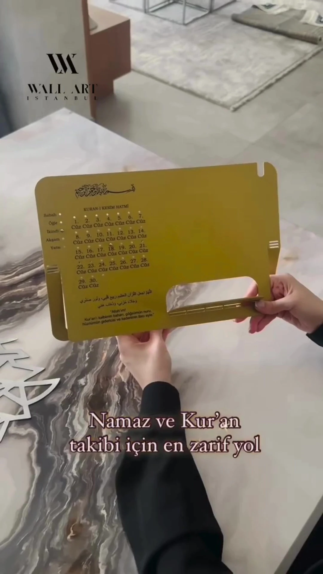 Cüz İlerleme Takibi & Kur’an Okuma Standı - Kur'an Rahlesi - WAMH203