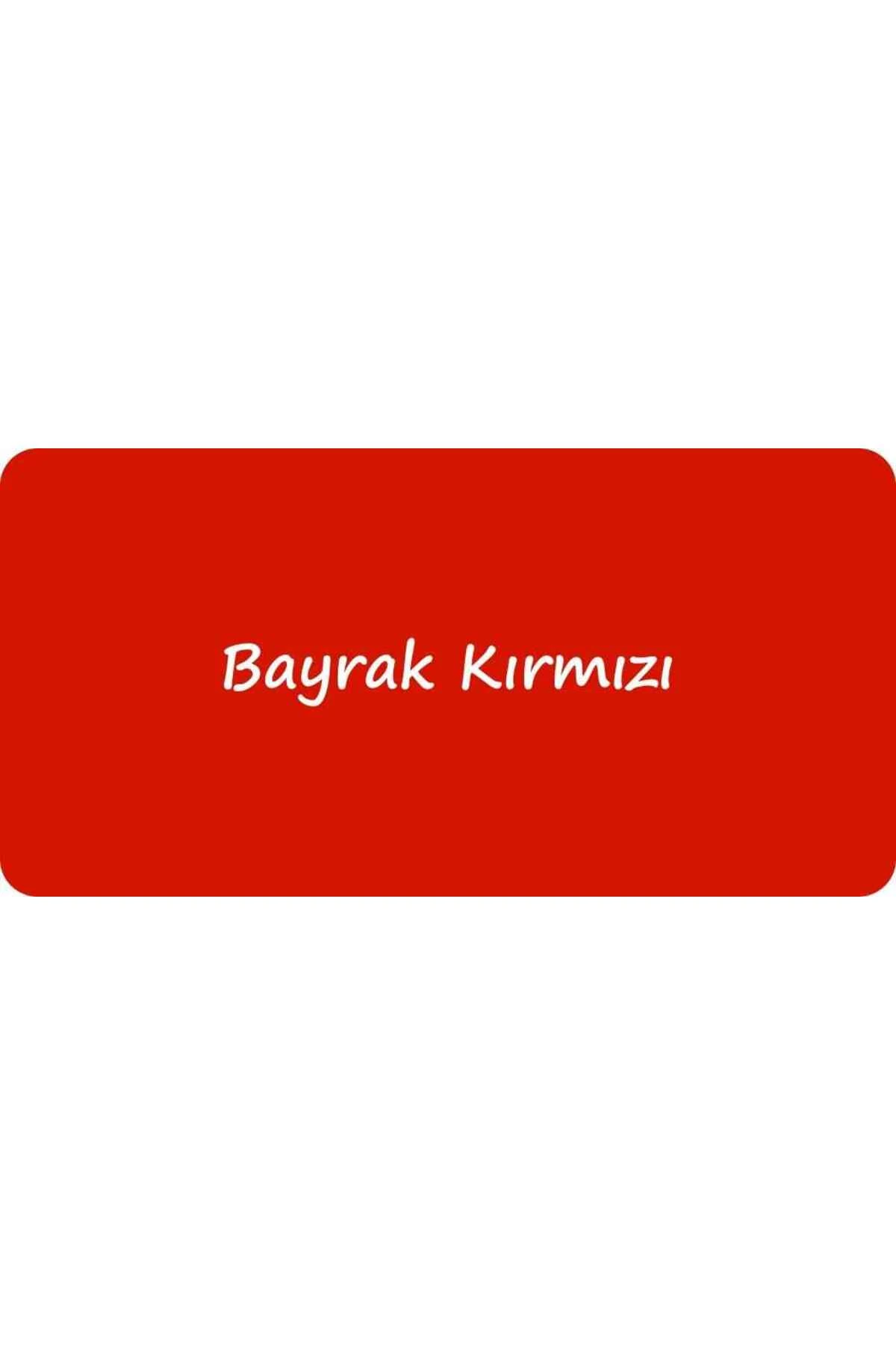 Enamel(DEKORATİF) Parlak Yağlı Boya Bayrak Kırmızı 0.75lt=1kg-ahşap Metal Beton Plastik Içn