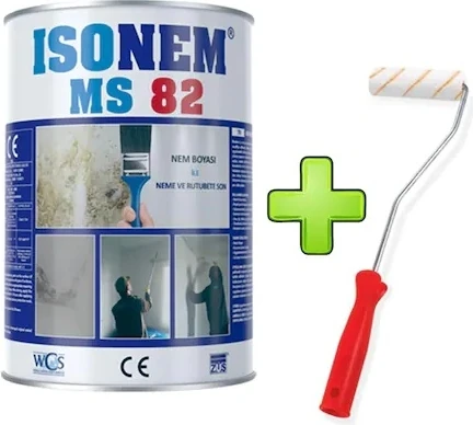Isonem Ms 82 Küf Nem Boyasi Beyaz 1 kg ve 10 Cm. Parmak Rulo