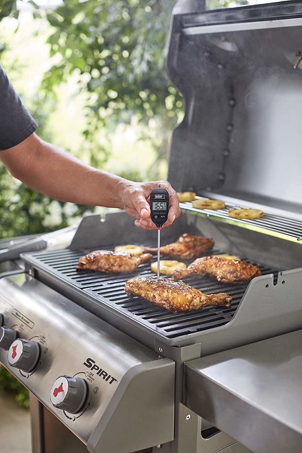 WEBER 6750 Instant-Read Thermometer – Hızlı Okuma Dijital Termometre (°C/°F; Otomatik Kapanma)
