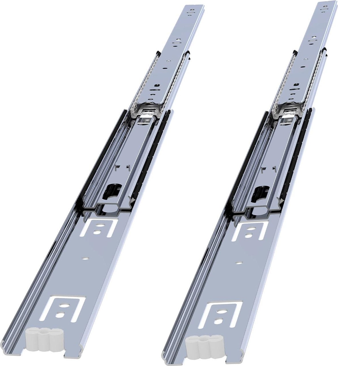 Bilyalı Teleskopik Dolap Çekmece Rayı Metal En:3.6 Cm Boy:50 Cm