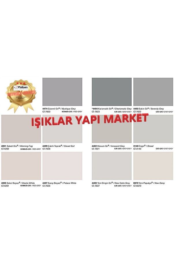 -Elegans -Silinebilir -Küf Önleyici -Antibakteriyel-İç Cephe Duvar Boyası
