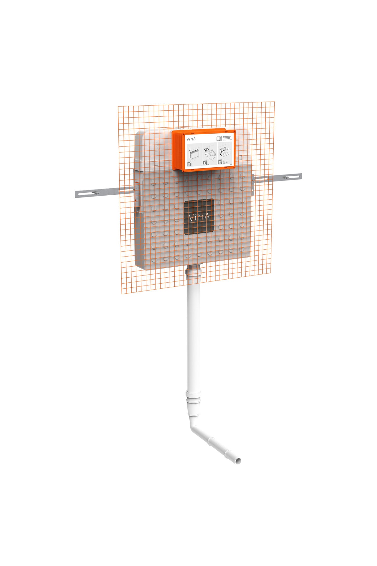 V8 768-1700-01 Gömme Rezervuar, Helataşları Için, 3/6 L