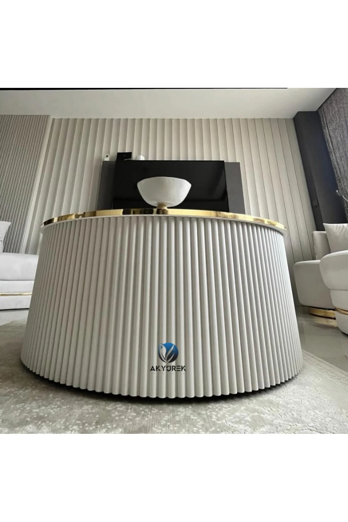 Akyürek Lb 2200 Model Supramat Sahara Krem Dekor Profil Duvar Kaplama Panel Lambri