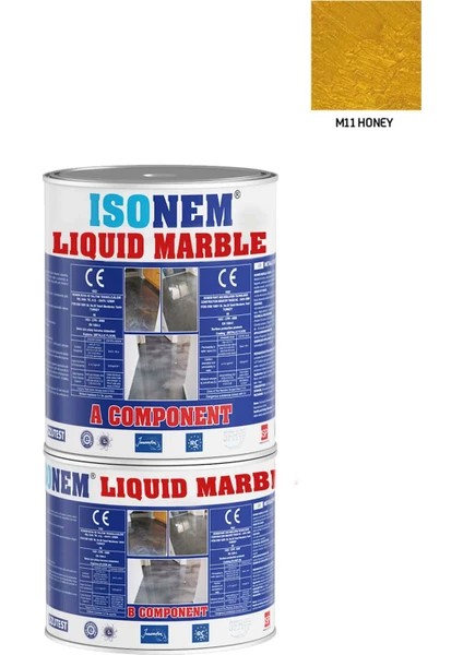 İsonem Liquid Marble Sıvı Mermer 5 kg M11 Honey