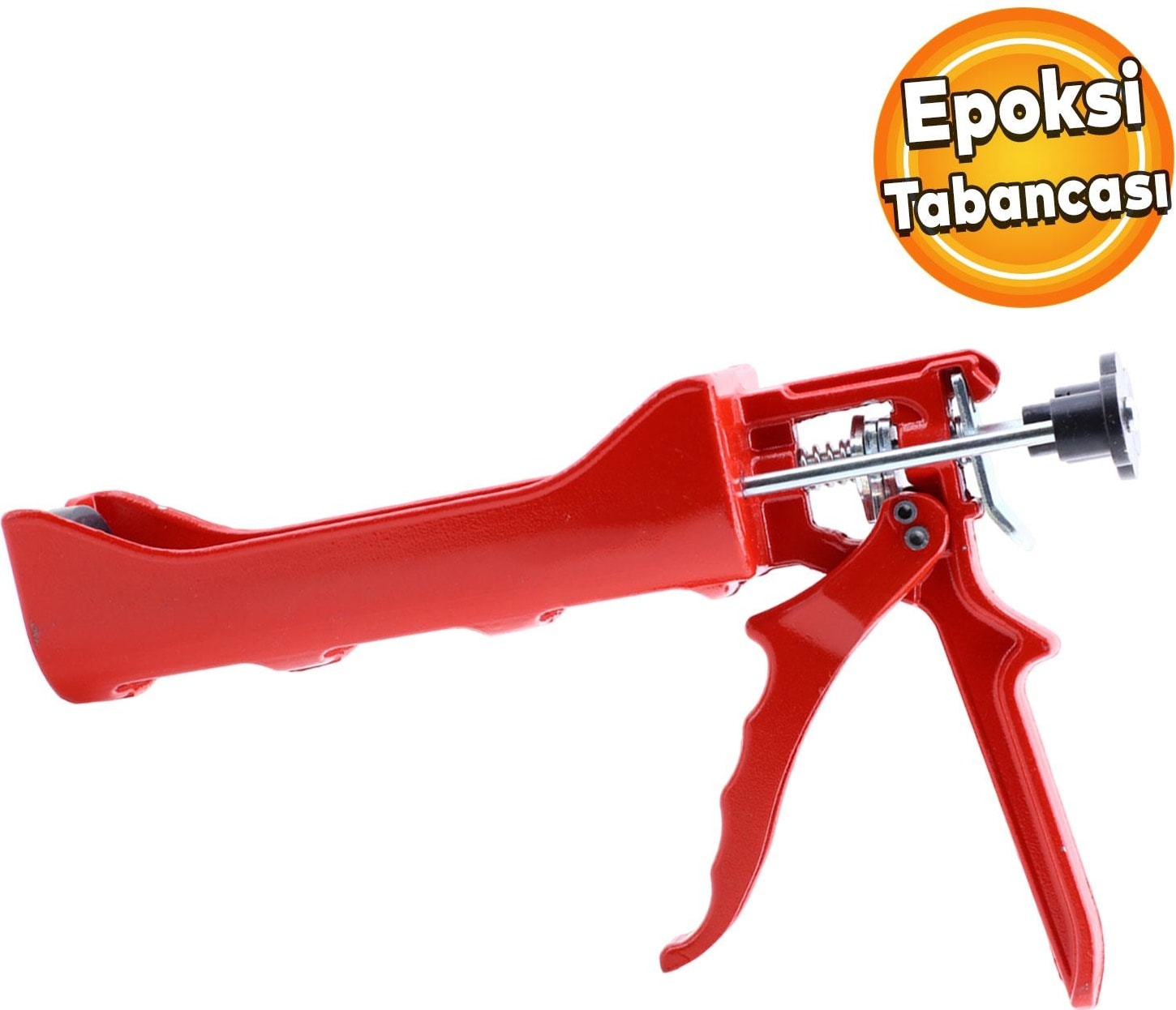 Klasik Epoksi Kimyasal Dübel Tabancası Metal Silikon Tabancası Kırmızı 410 ml