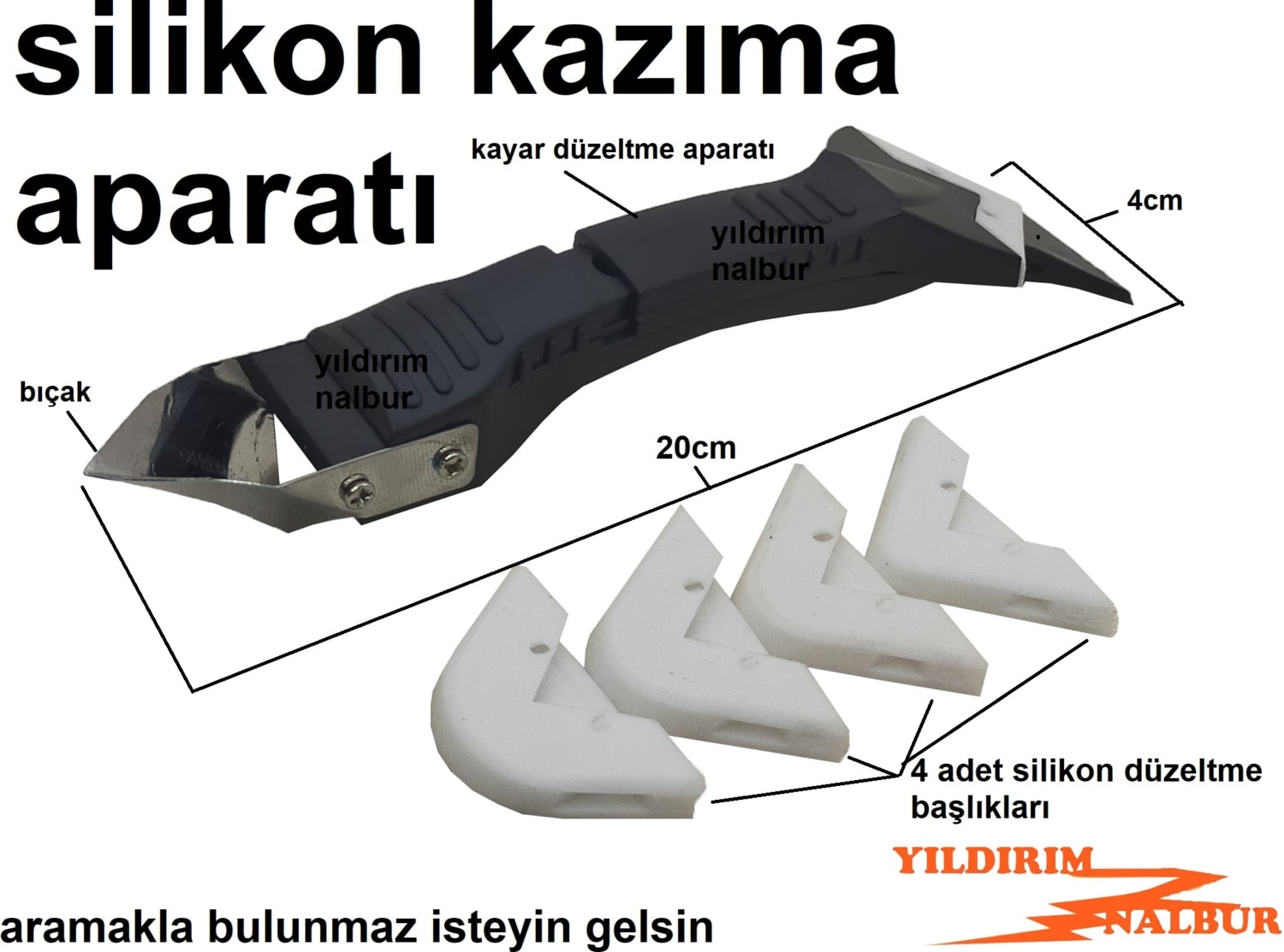 Silikon Kazıma Aparatı Silikon Çekme Aparatı Düzeltme