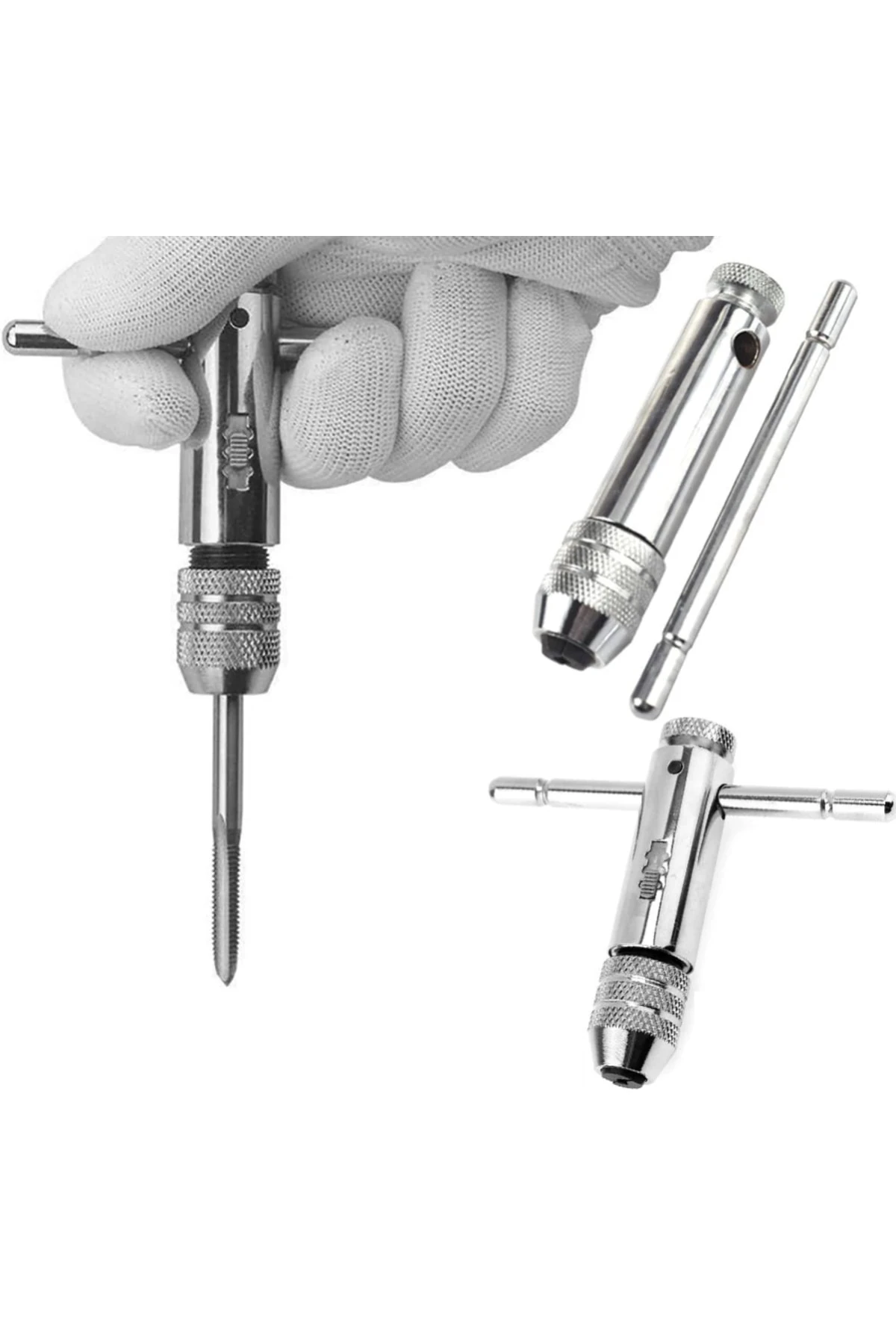 Diş Açma Cırcırlı Klavuz Kolu Kısa No:2 M5 - M12