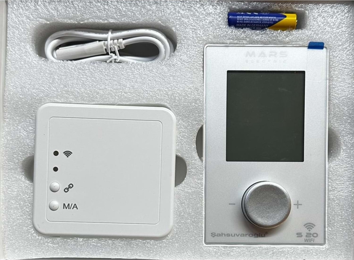 S20 Digital Wifi Beyaz Oda Termostat