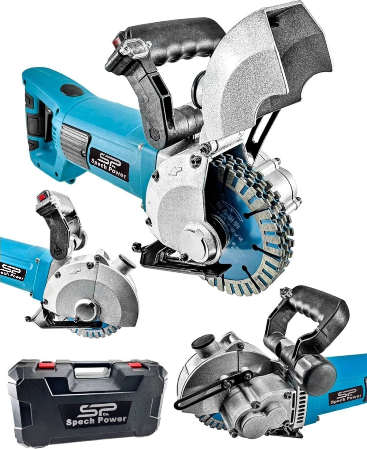 Amerikan 4100 W Döner Gövdeli Profesyonel Lazerli Elektrikli Duvar Oluk Kanal Açma Kesme Makinası