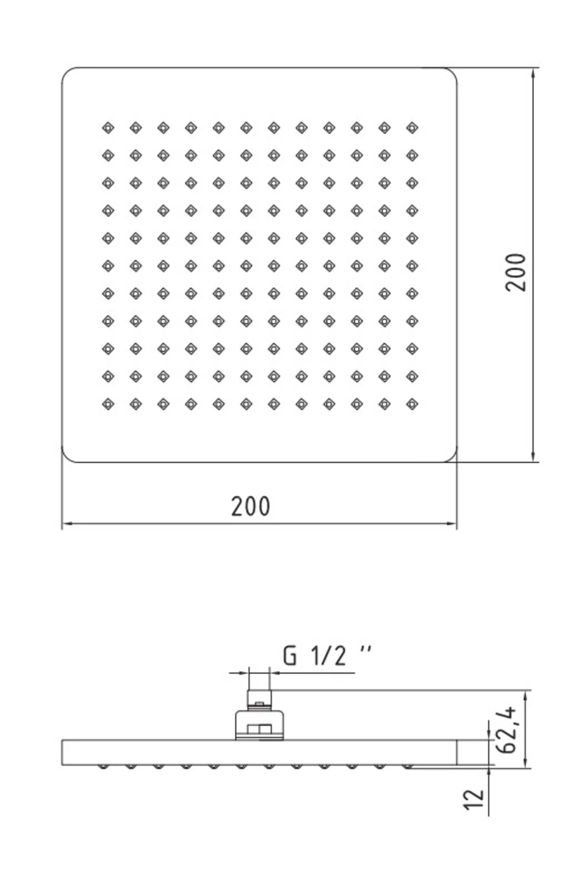 Tiera Ankastre Duş Seti 2-Yollu Mat Siyah 102199772C1
