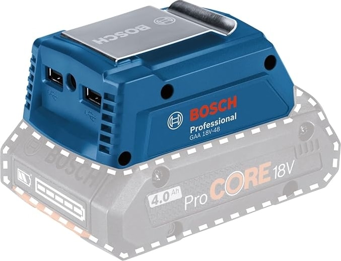 BOSCH Gaa 18V-48 18 Volt USB Şarj Adaptörü