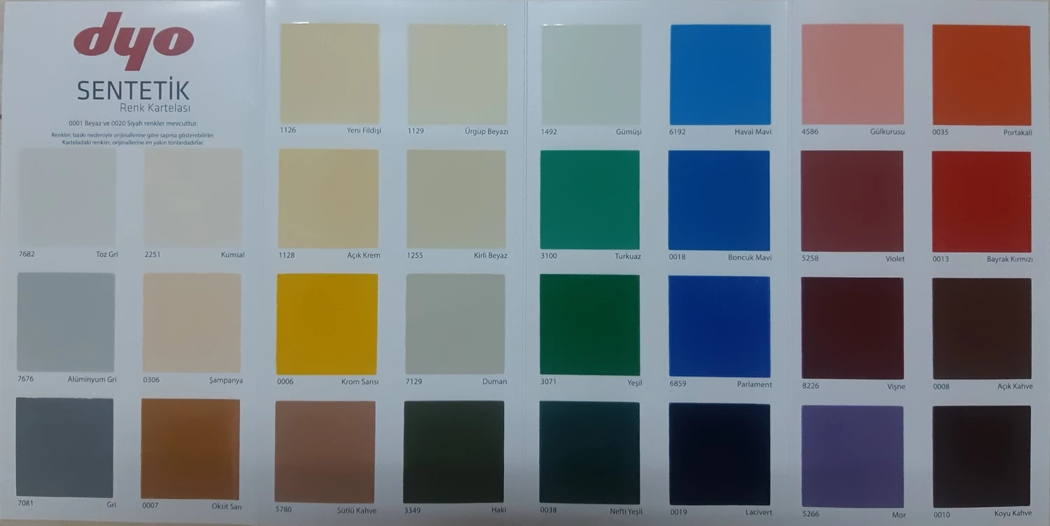 Dyo sen Sentetik Parlak Boya 8226 Vişne 0.750 Lt