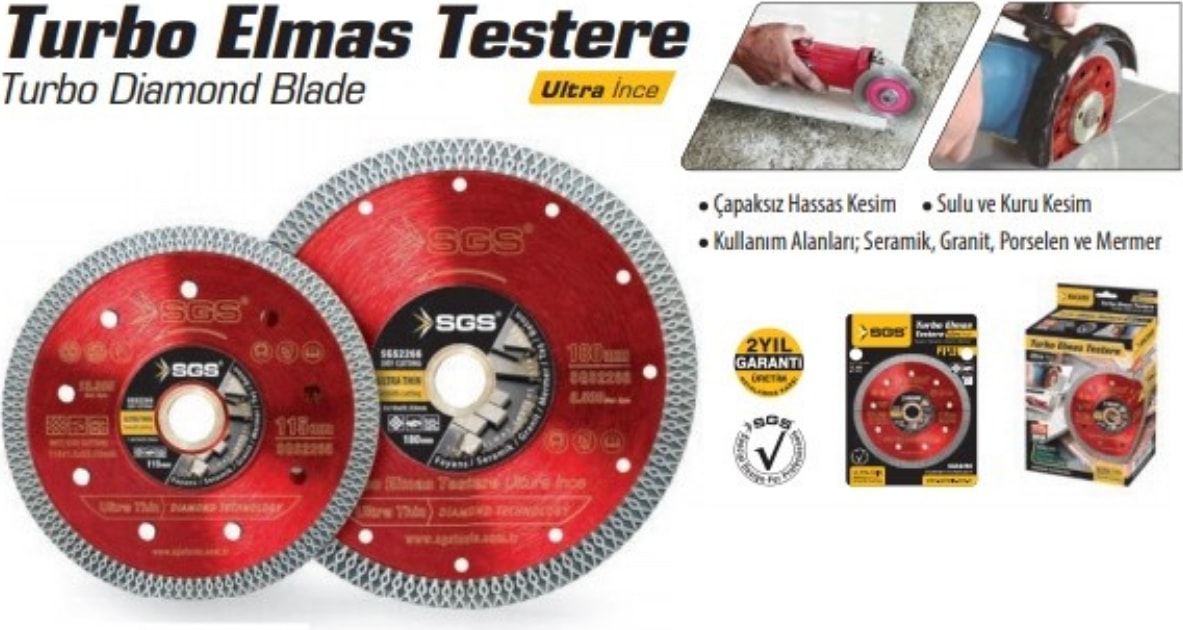 SGS Turbo Elmas Testere (Ultra Hassas) (115MM)