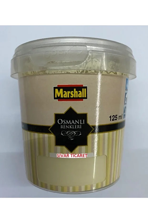 Osmanlı Renkleri Silikonlu Iç Cephe Boyası 250 gr, 125ml Portakallı Akide Rengi