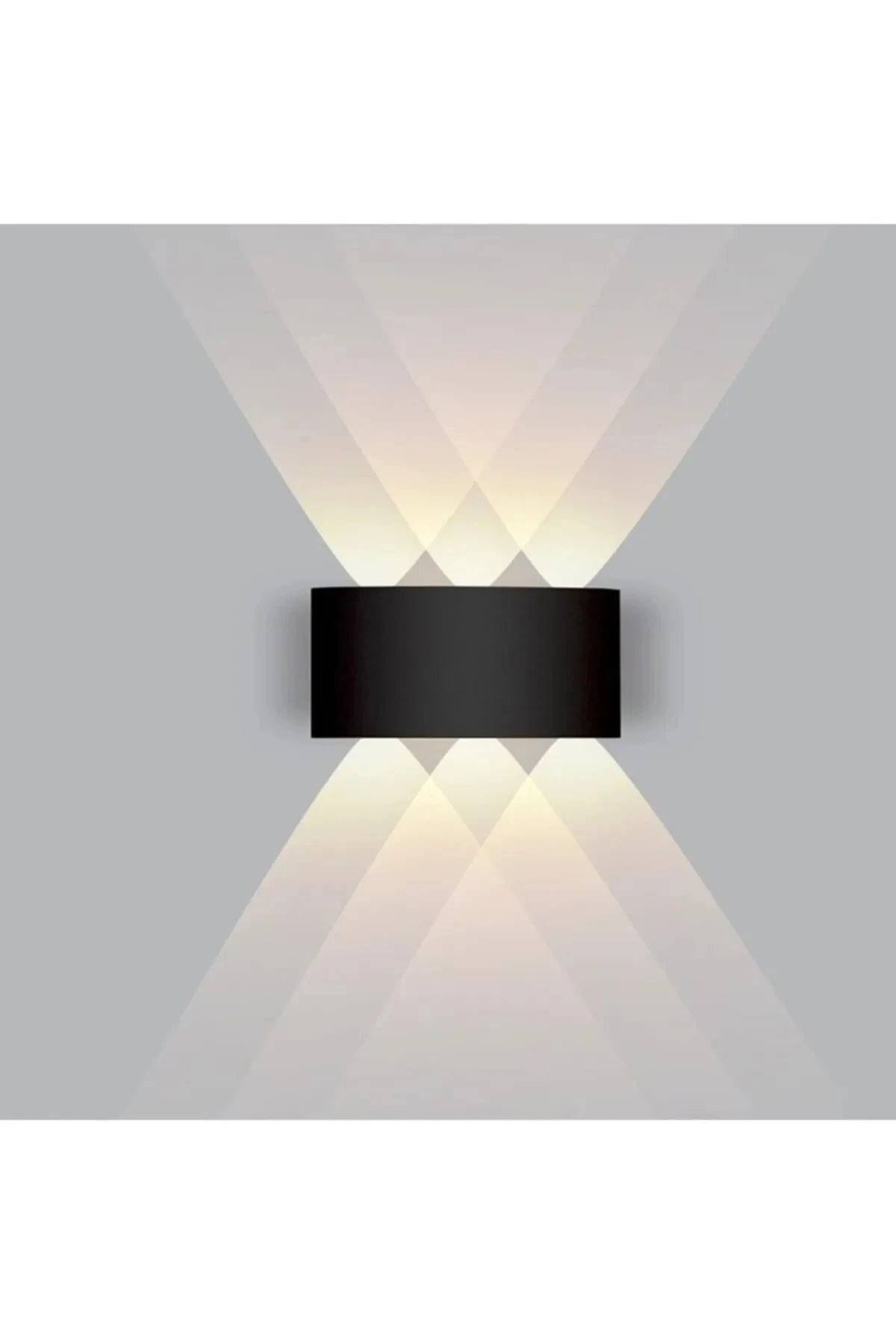 Deren Siyah Dekoratif Anahtarlı Ledli Pilli Aplik