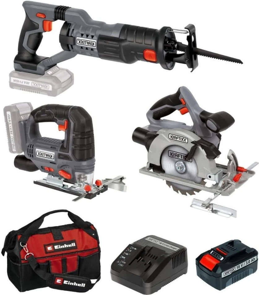 By Einhell Akülü Daire Testere Tilki Kuyruğu Dekupaj Set