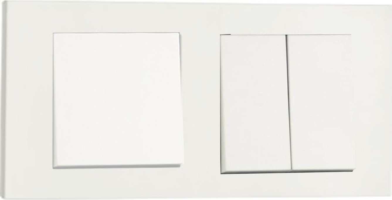 Grano Beyaz 2'li Set Anahtar + Komütatör