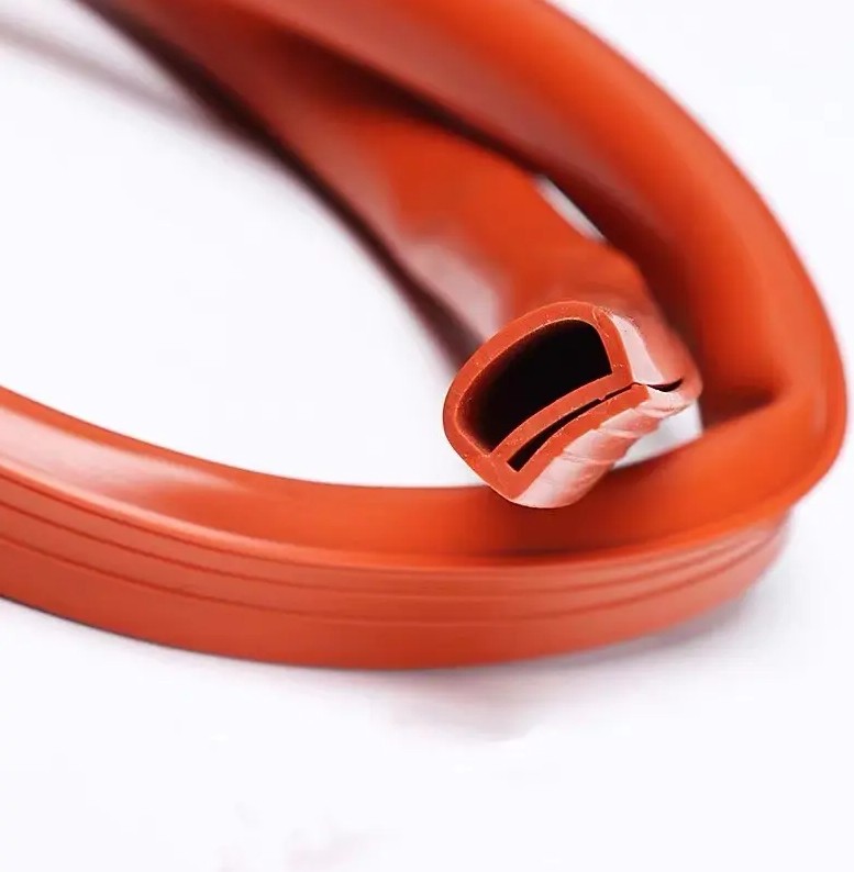 Silikon Fırın Cam Contası E Fitili Cam GENİŞLİK 11mm YÜKSEKLİK 10mm
