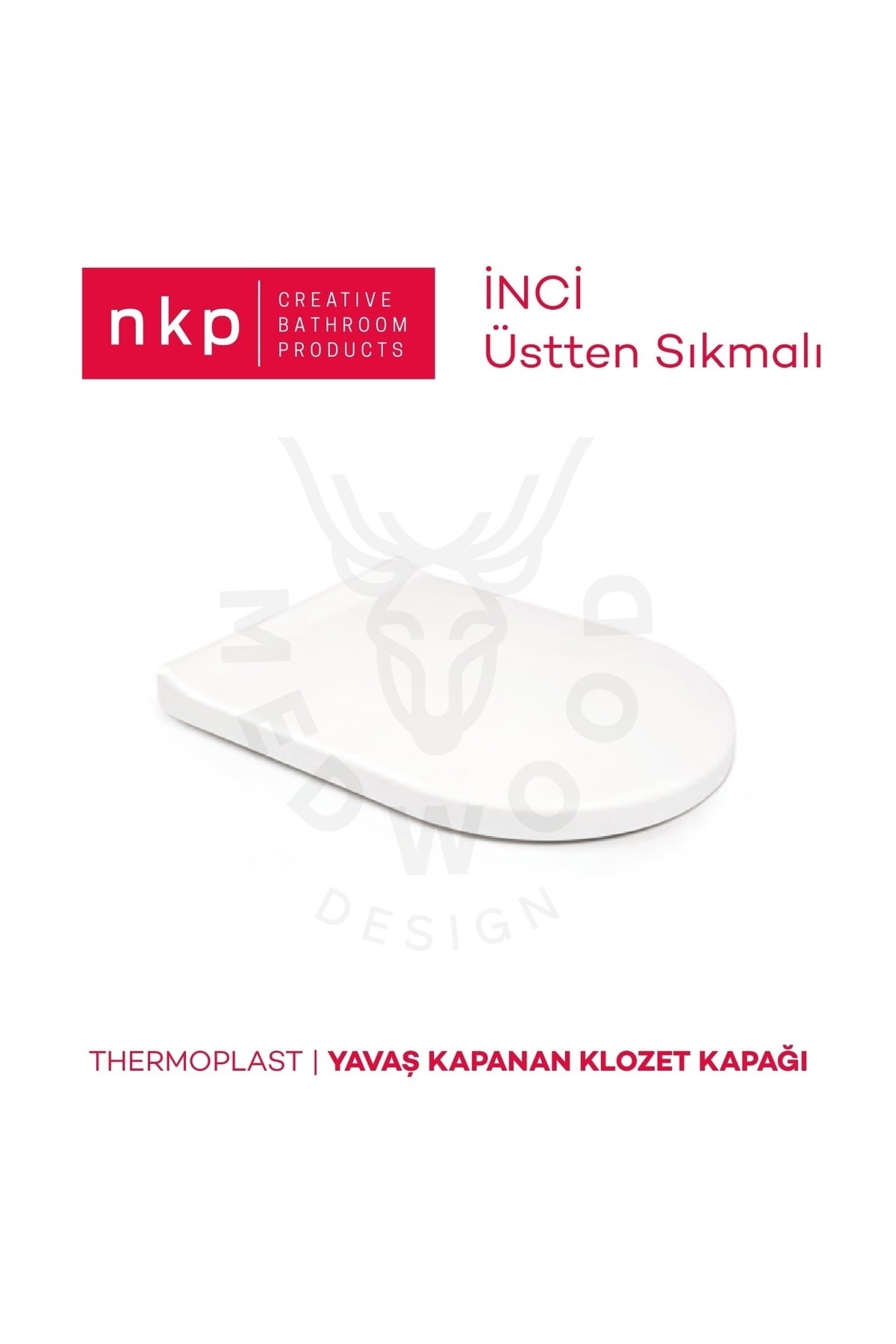 Inci Amortisörlü Klozet Kapağı
