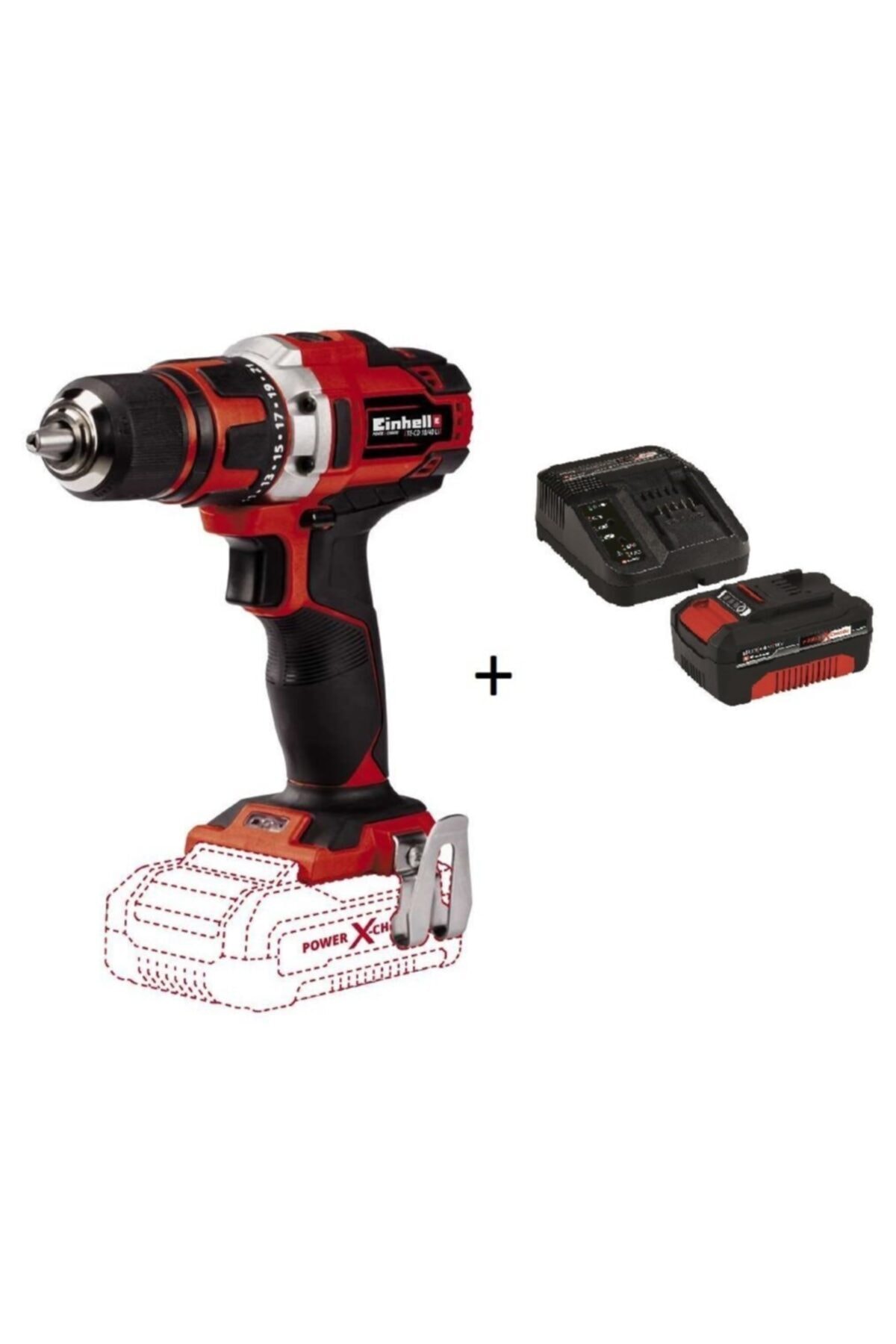 EİNHELL Te-cd 18/40 Li (1x4 Ah Starter Kit )18 V Akülü Vidalama Matkap