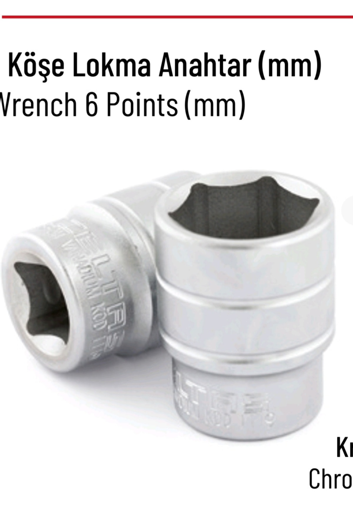 Lokma Anahtar Altı Köşe (3/4) 46mm