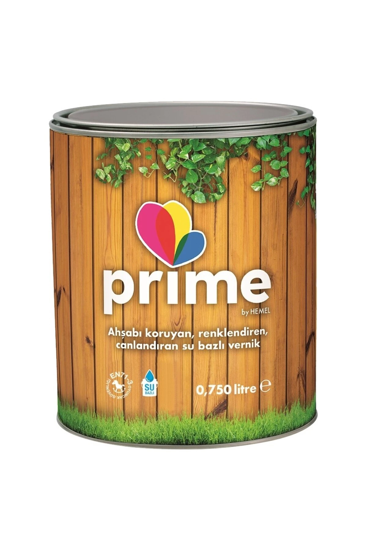 Prime Su Bazlı Ahşap Vernik - 0,75 Litre - Ceviz