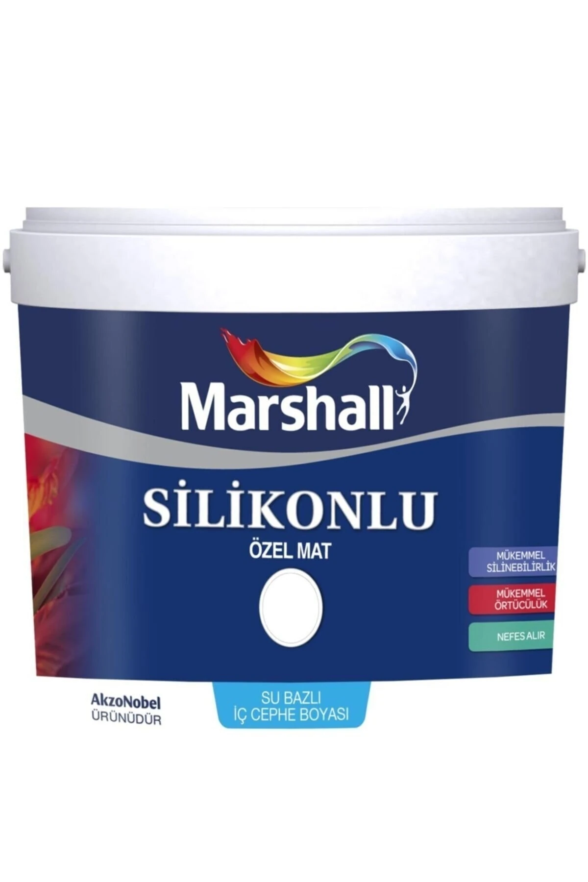 Silikonlu Özel Mat Iç Cephe Duvar Boyası 2,5 lt Kırık Inci