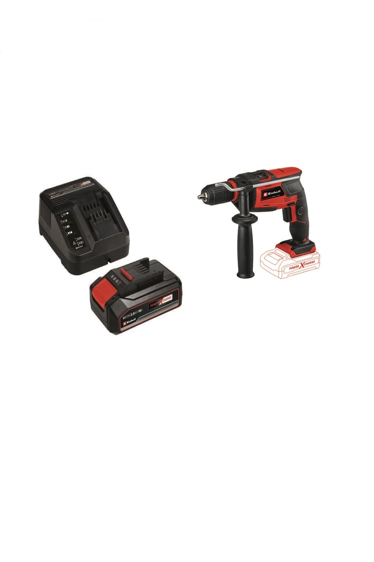 EİNHELL TC-ID 18 Li - Akülü Darbeli Matkap 2,5 ah Starter Kit