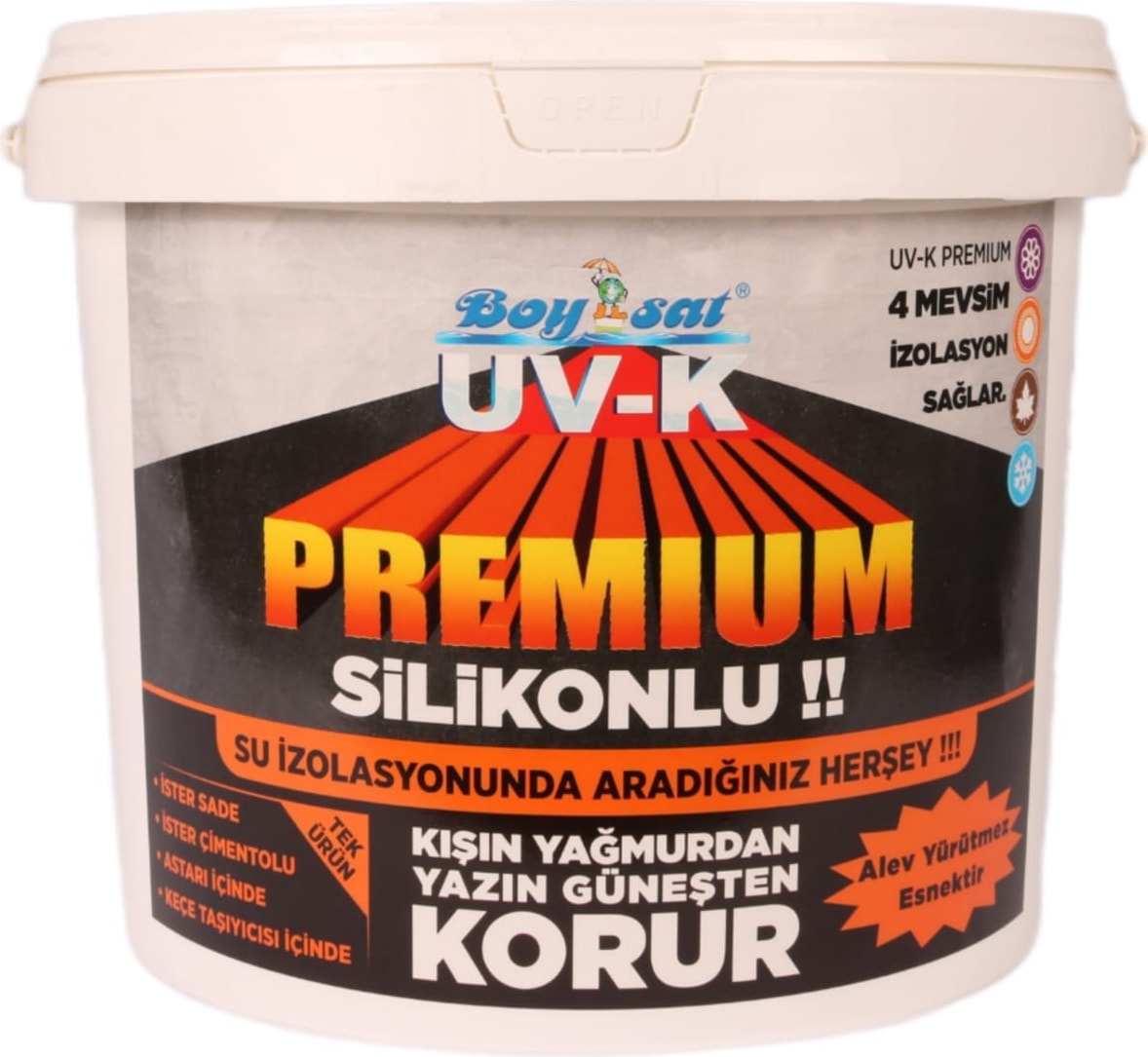 Uv-K Premium Silikonlu Su Izolasyon Boyası 3 Kg.