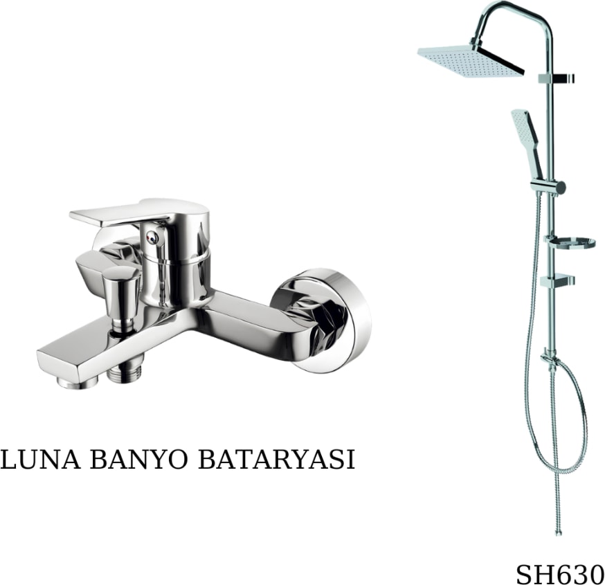 Luna Banyo Bataryası ve SH630 Tepe Duş Sistemi