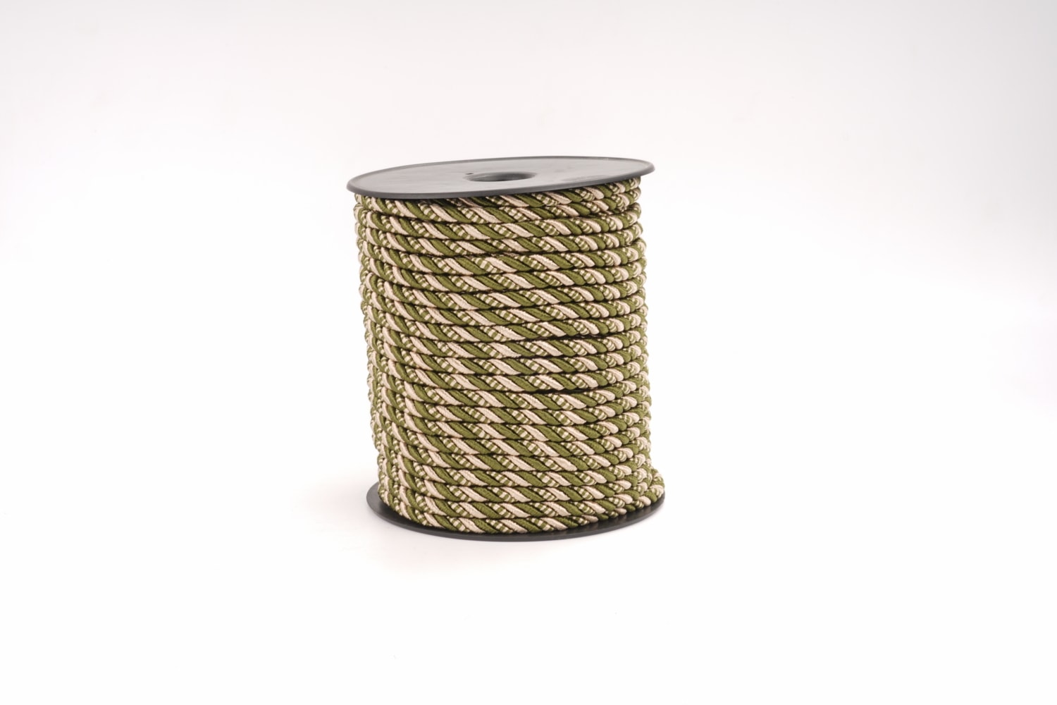 Polyester Kordon İp 10mm 50metre- Koyu yeşil/ Koyu vizon