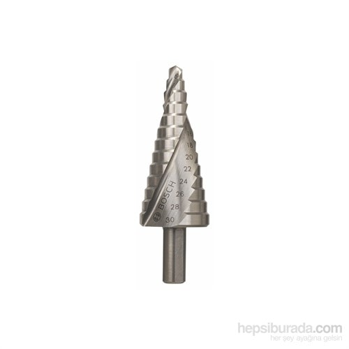 BOSCH - Kademeli Matkap Ucu Hss - 6 - 30 Mm, 10,0 Mm, 93,5 Mm