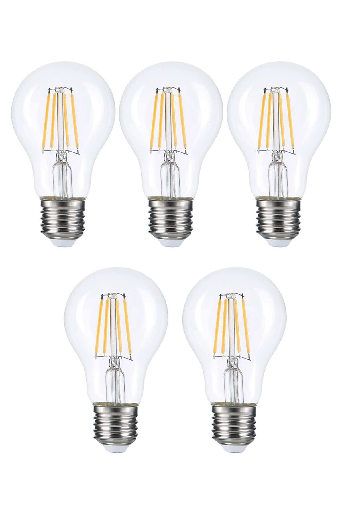 Led Rustik Ampul E27 6w 3000k Gün Işığı Erd-95 5'li