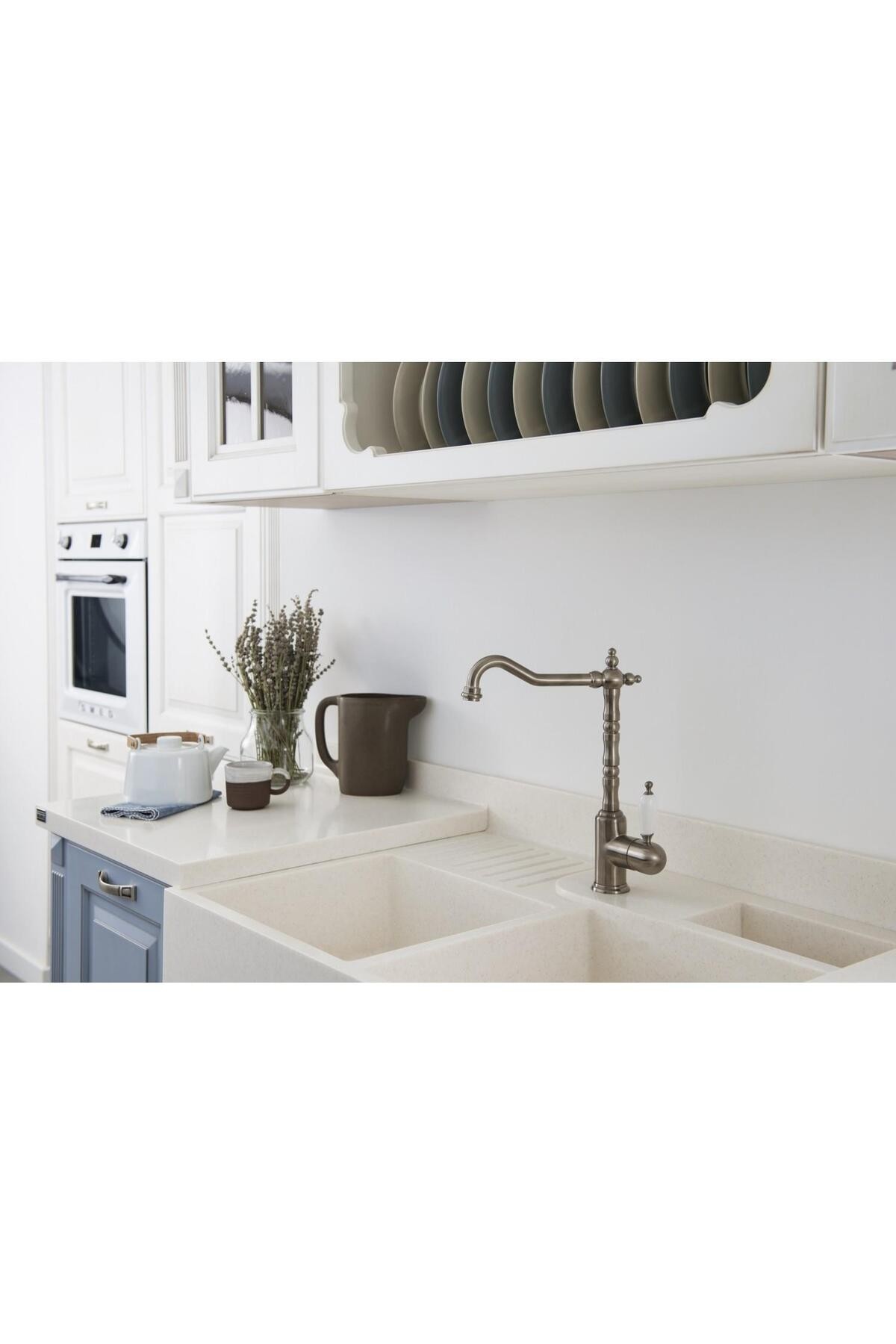 Verona A4215406 Eviye Bataryası Saten Krom