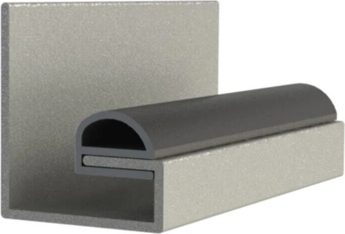 Geçmeli Çelik Kapı Altı Eşik Fitili Siyah 10 Metre