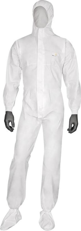 Koruyucu Tek Kullanımlık 60 gr Laminasyonlu Beyaz Tulum L - XL
