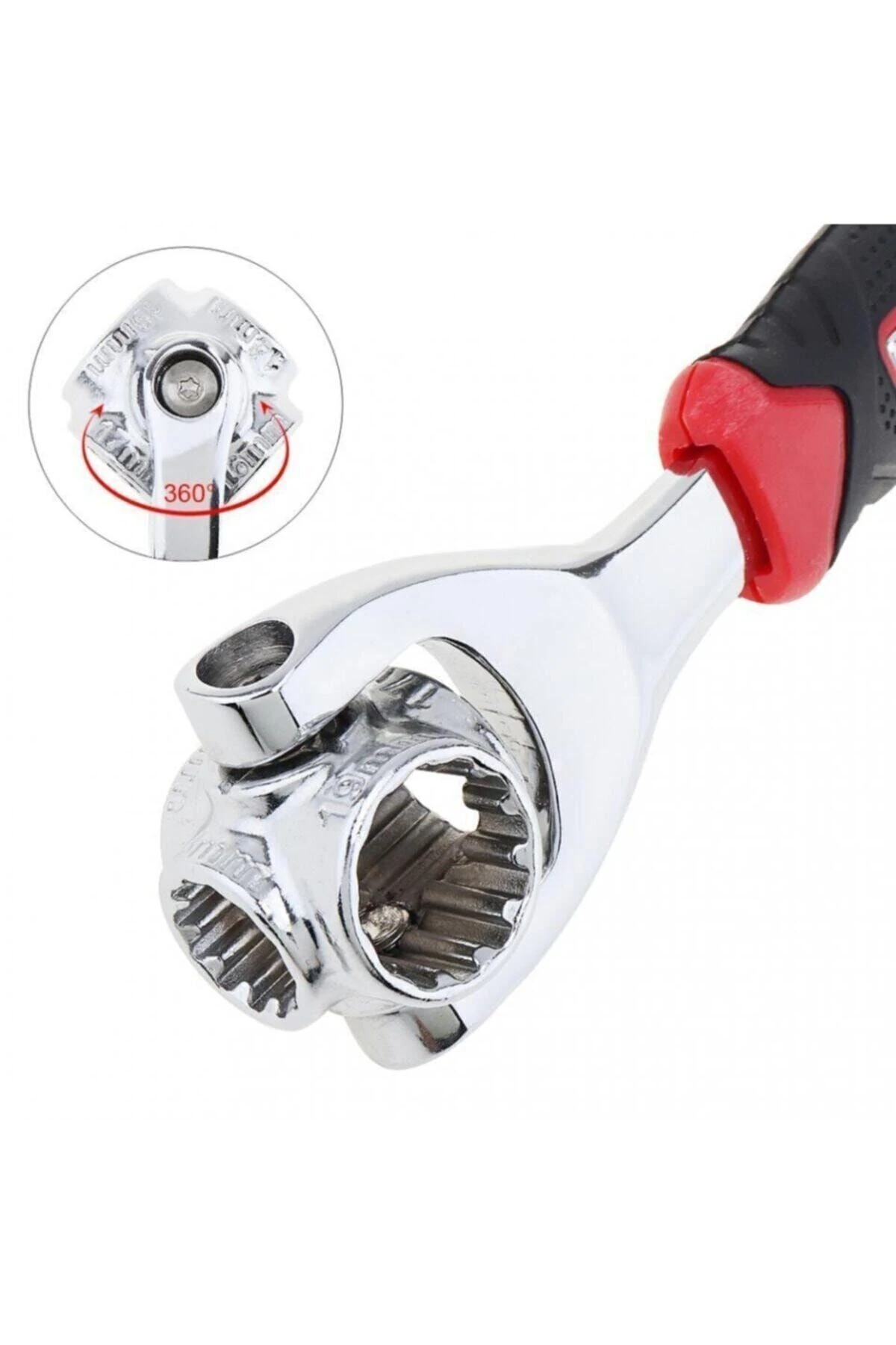 Çok Fonksiyonlu Akıllı Lokma Anahtar Seti 8 Parça 360 Derece 8in1