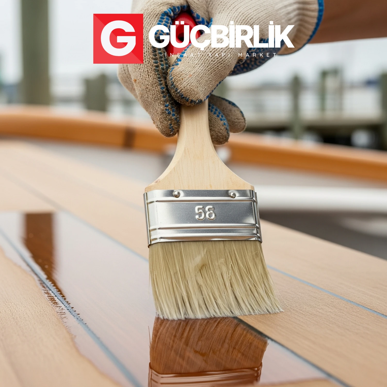 Dyo Pinosan Yat Verniği Parlak Şeffaf 0,75L - 2,5l | Ahşap Yüzeyler Için Suya ve Neme Dayanıklı Şeffaf Vernik