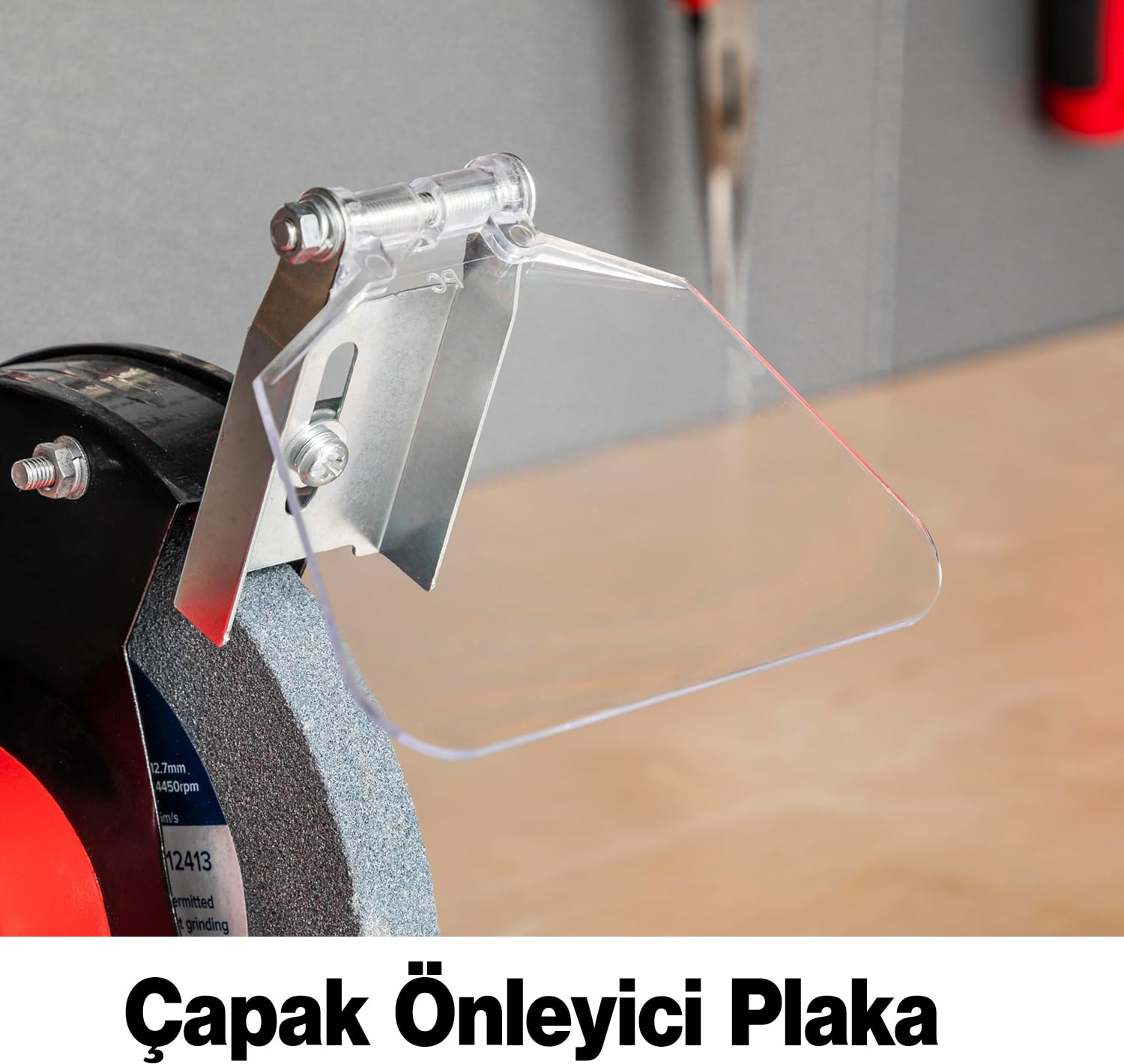 Elektrikli Bıçak Kesici Bileme Taş Motoru 150 mm Zımpara 250 Watt 3560 Devir Euromax EMX71003