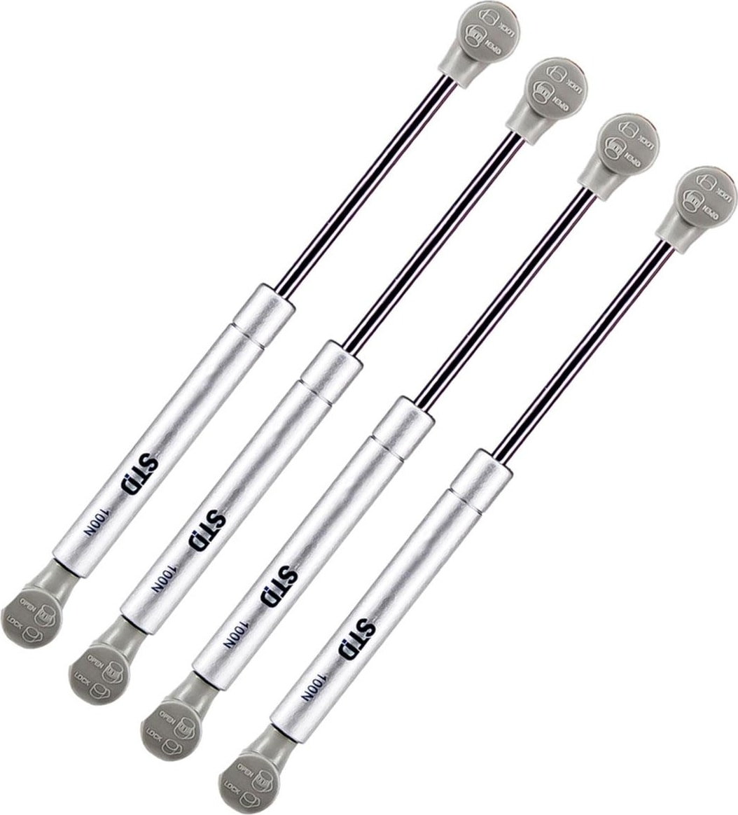 4 Adet Dolap Amortisörü Gazlı Piston Kapak Hidroliği 27 cm 100N