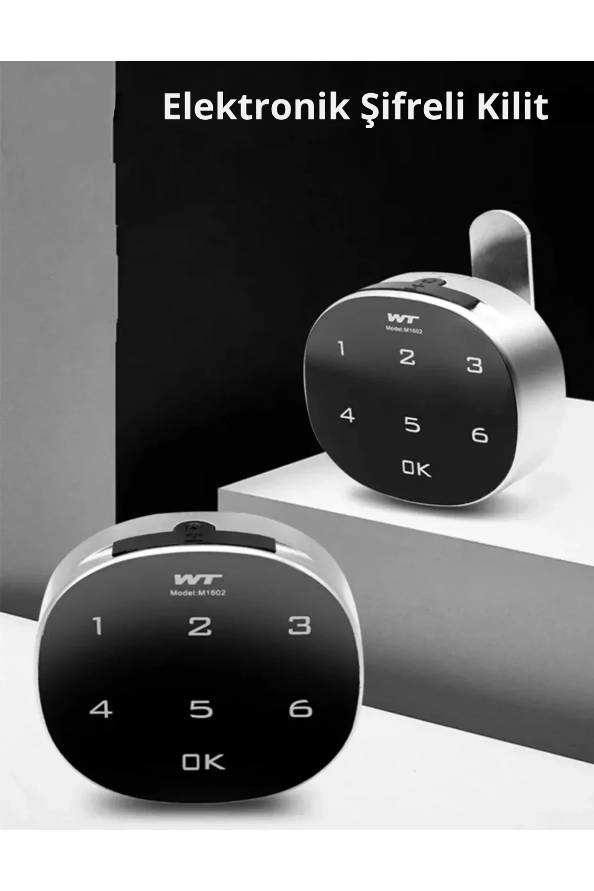 Akıllı Şifreli Dolap Çekmece Kilidi Dokunmatik Sayısal Tuş Takımı, Anahtarsız Elektronik K