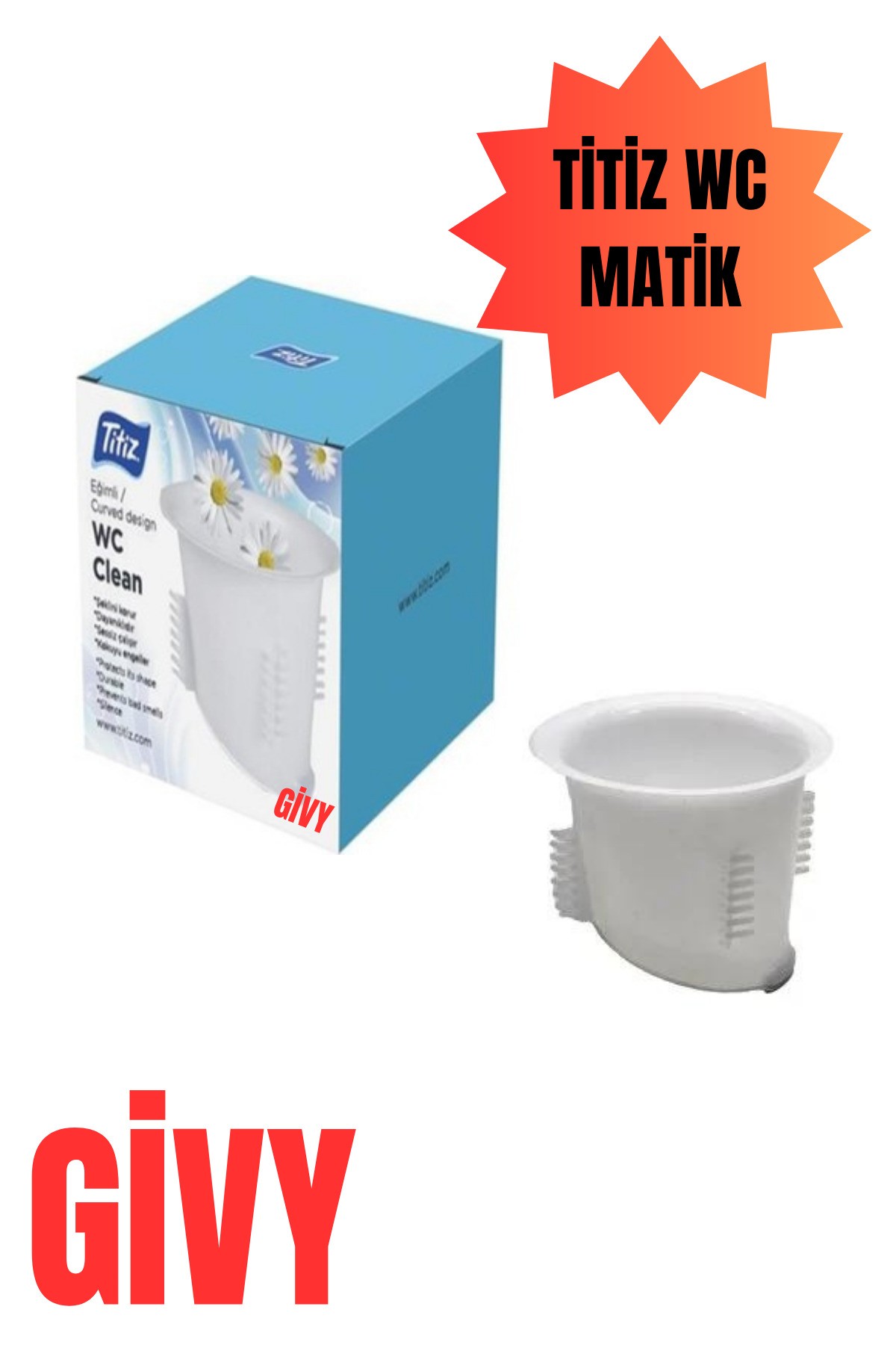 Titiz Tekli Clean Wc Matik Beyaz