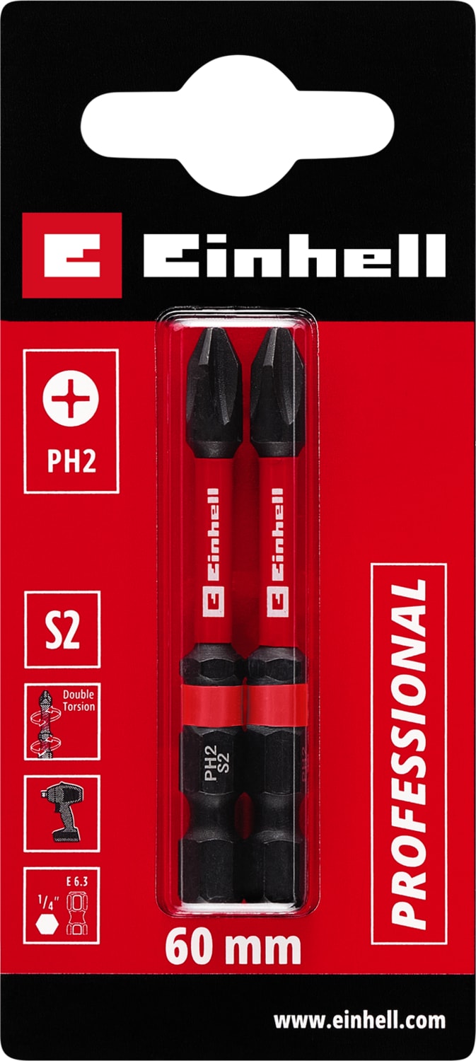 EİNHELL Yıldız Bits Uç 60 mm Ph2 2 Adet